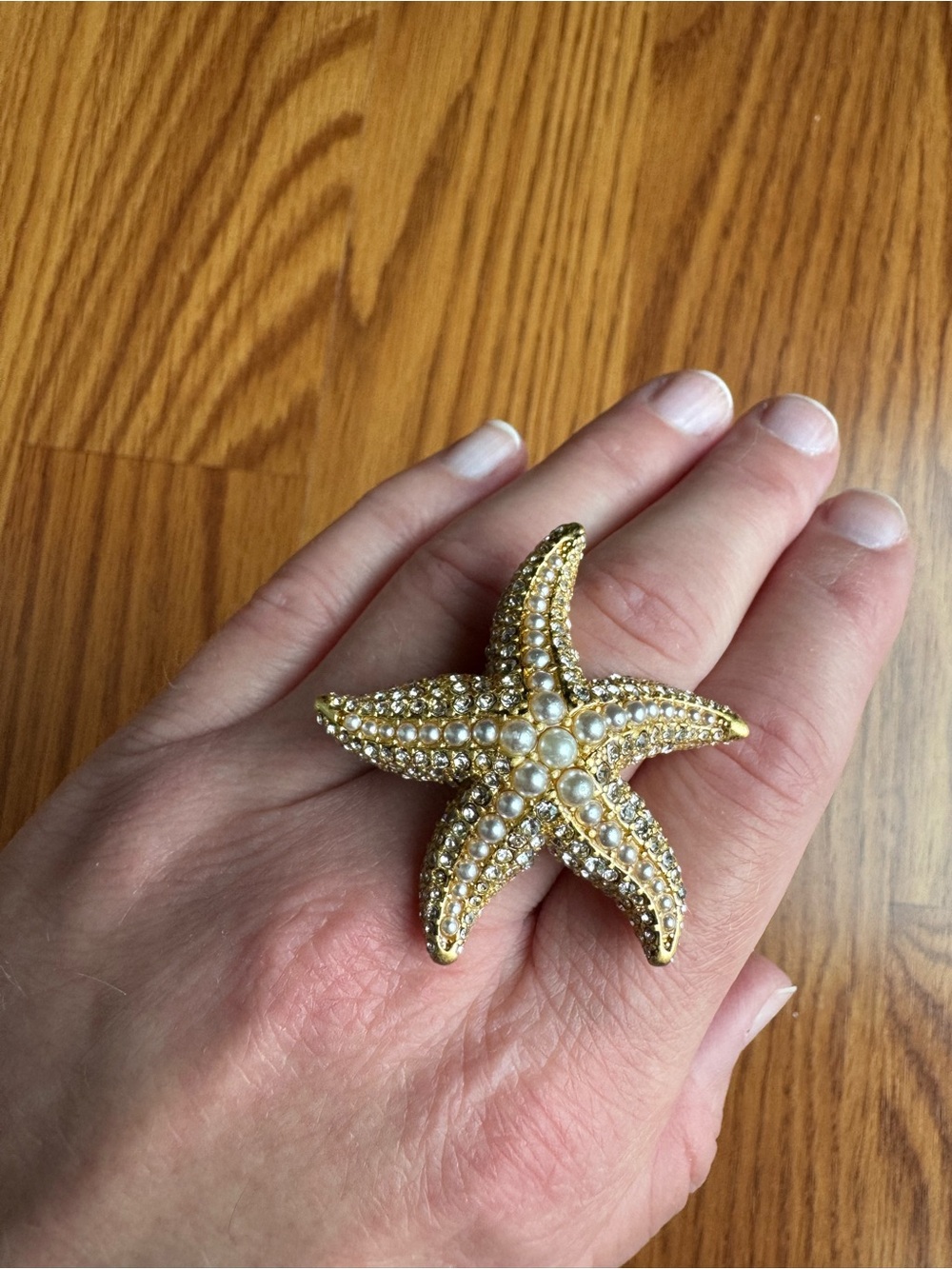 Kate Spade Gold Starfish Ring Size 7